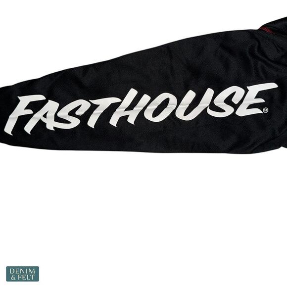Fasthouse Youth Grindhouse Akuma Black Motocross Jersey Speed Frees My Soul NEW - Picture 5 of 11